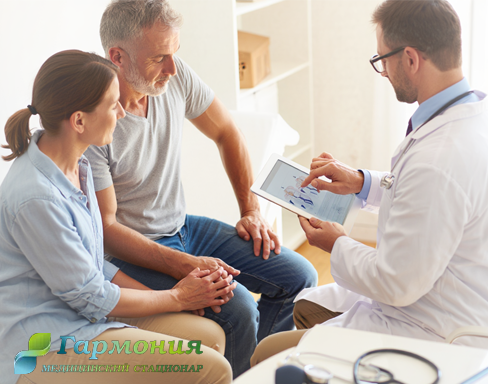 Муж и жена у врача